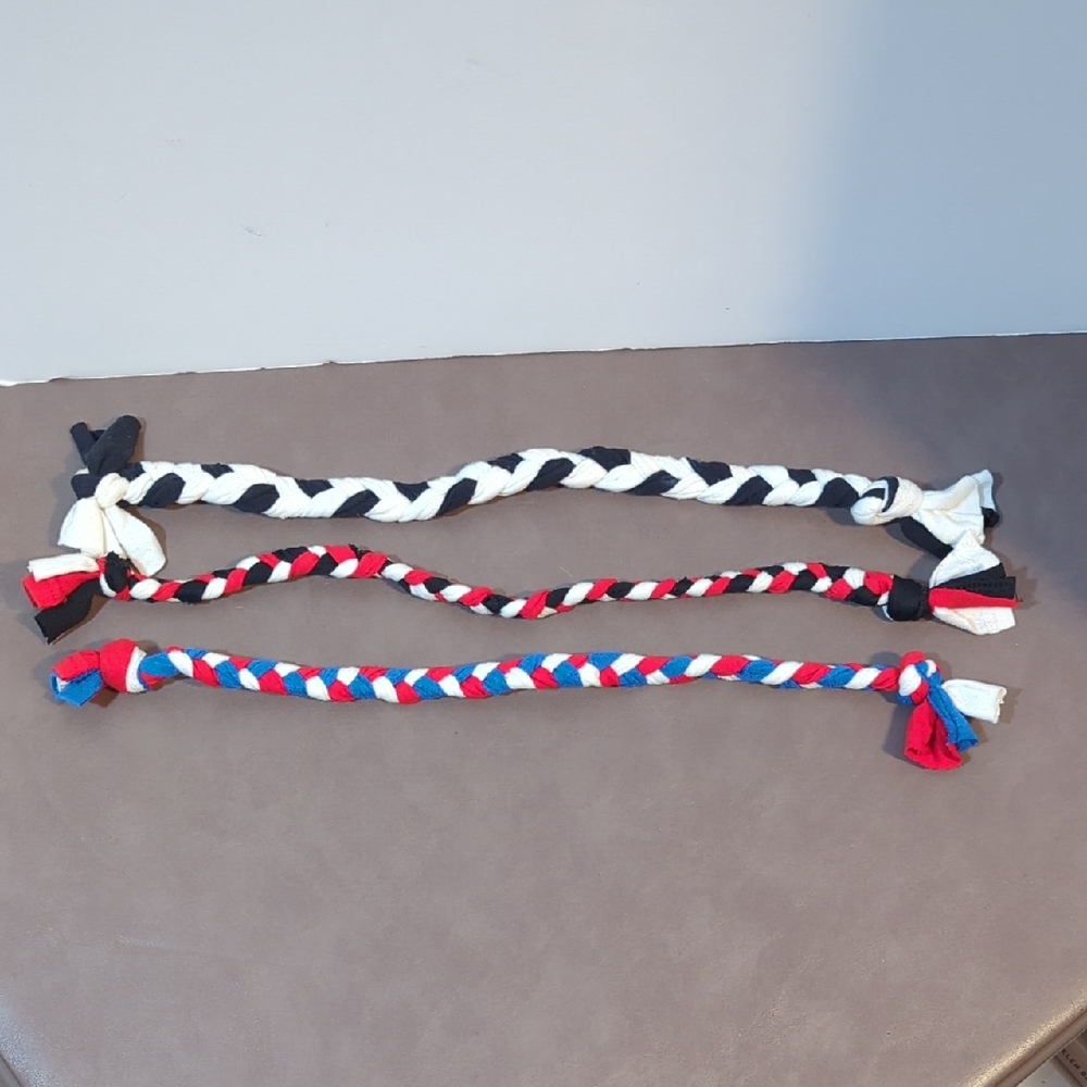 Handmade Dog Rope Knots 3 large size Tug Toys New